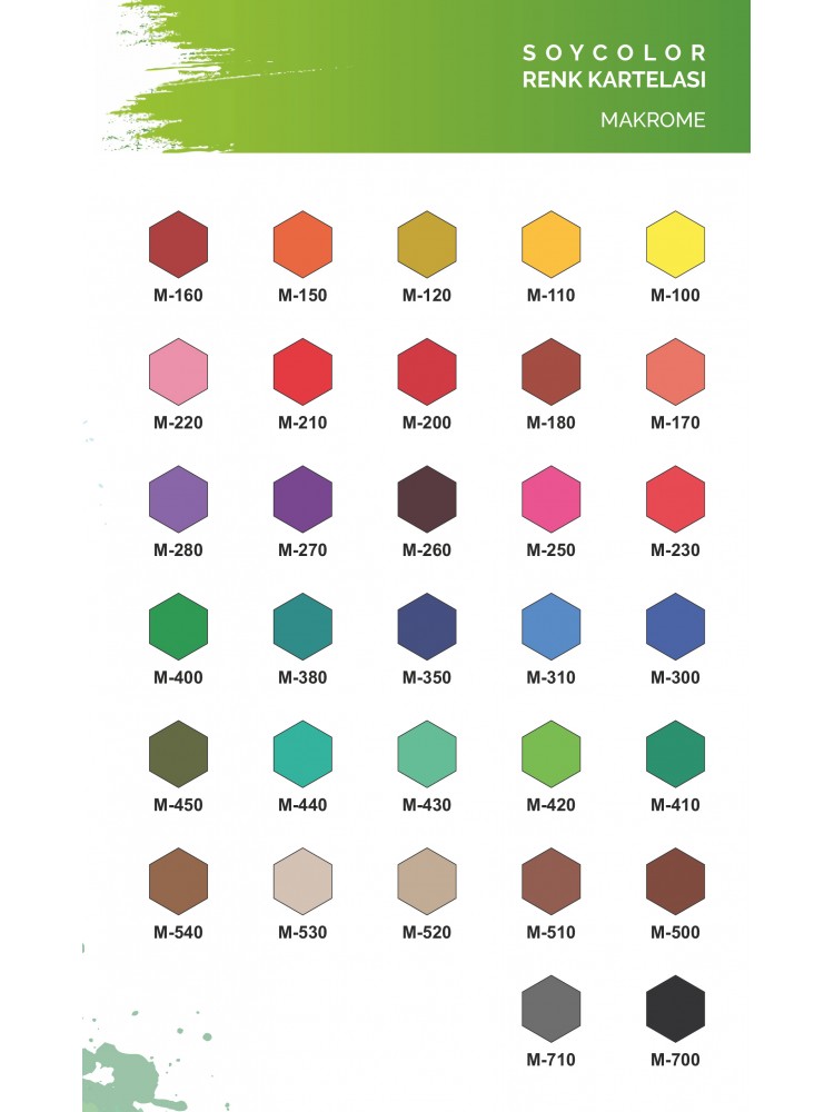 KONSANTRE MAKROME BOYALARI