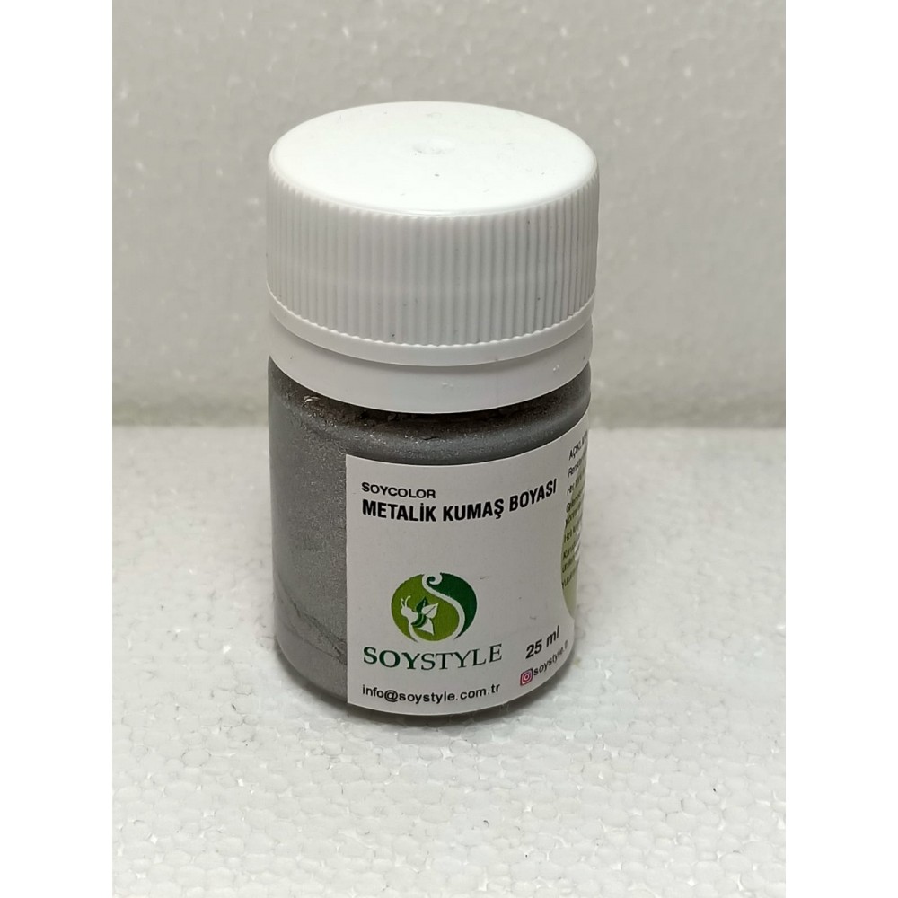 METALİK KUMAŞ BOYASI 01 - GÜMÜŞ