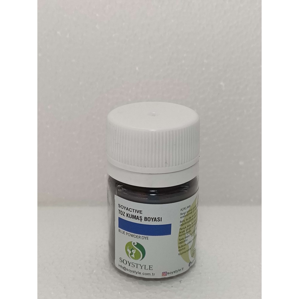 TOZ KUMAŞ BOYASI BLUE POWDER DYE