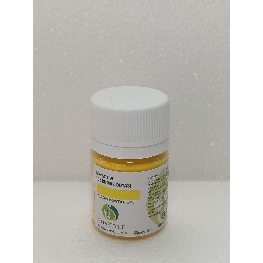 TOZ KUMAŞ BOYASI YELLOW POWDER DYE