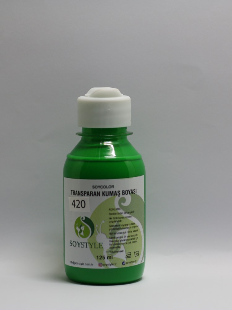 TRANSPARAN KUMAŞ BOYASI 420
