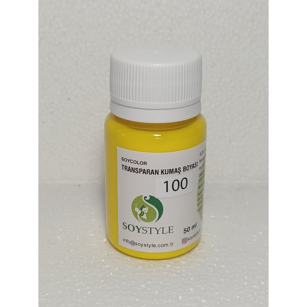 TRANSPARAN KUMAŞ BOYASI 100 